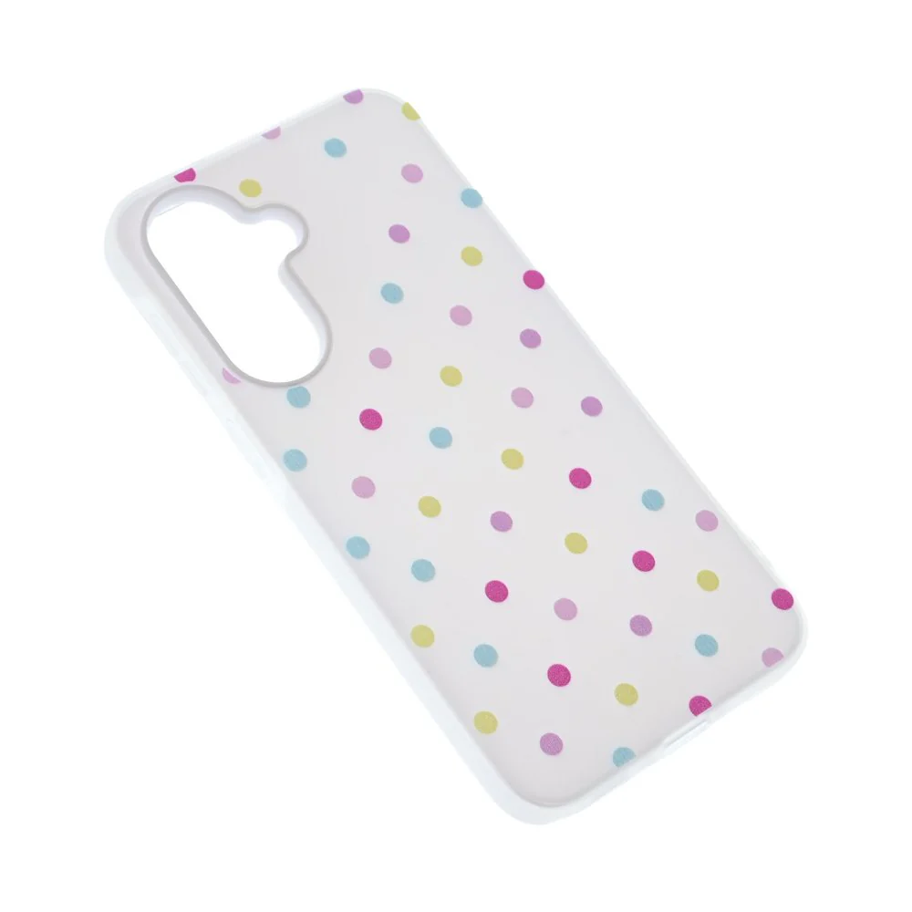 Maska za Samsung A376B Galaxy A37 bela Dotty Pop