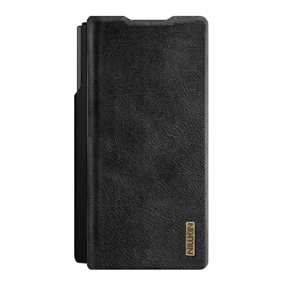 Maska za Samsung F966B Galaxy Z Fold 7 crna (with pen) Nillkin Qin Pro Leather