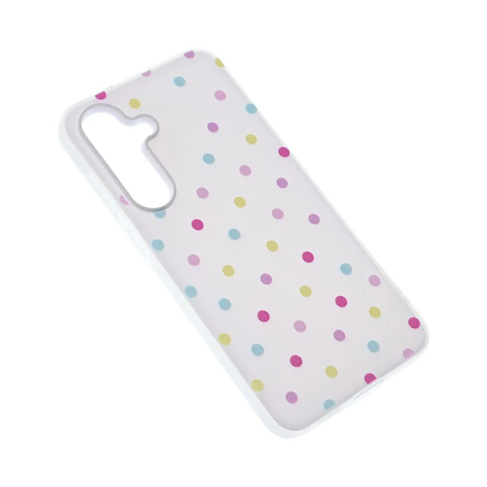Maska za Samsung S731B Galaxy S25 Fe bela Dotty Pop