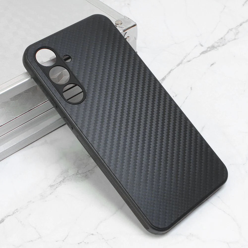 Maska za Samsung S731B Galaxy S25 FE crna Carbon fiber