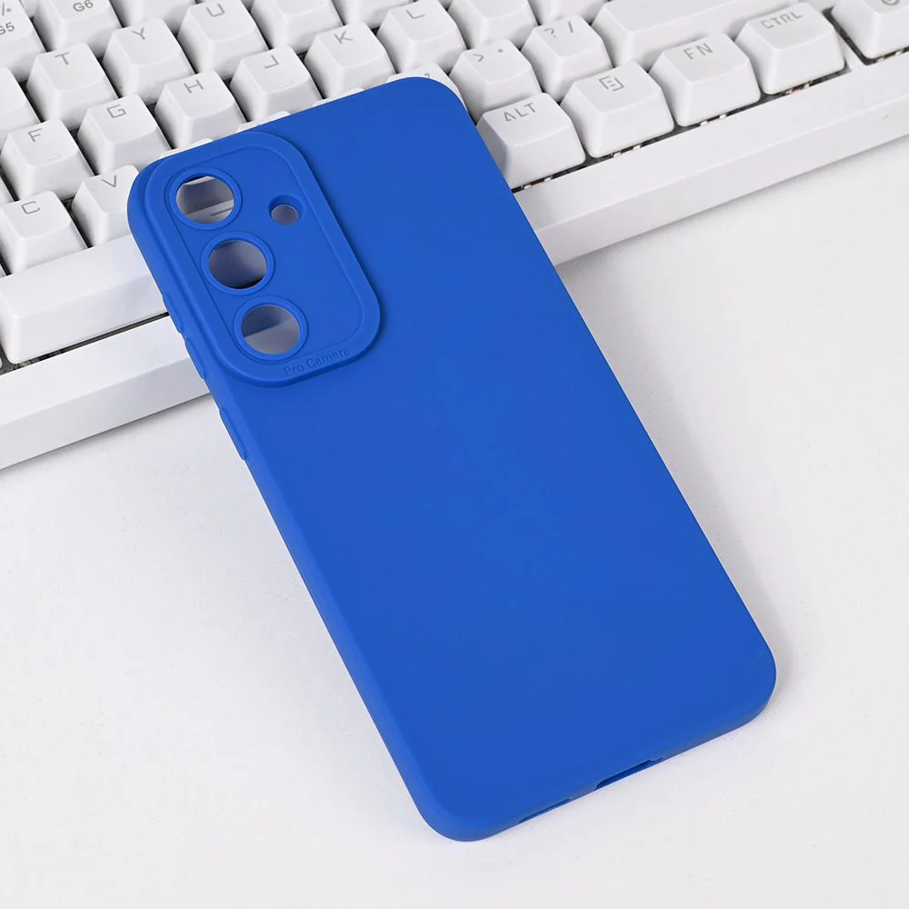 Maska za Samsung S731B Galaxy S25 FE plava Silikon Pro Camera