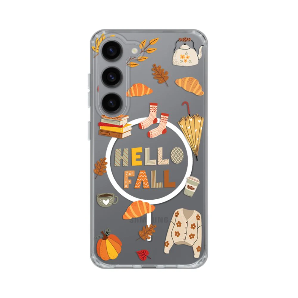 Maska za Samsung S911B Galaxy S23 Hello Fall Print Magsafe