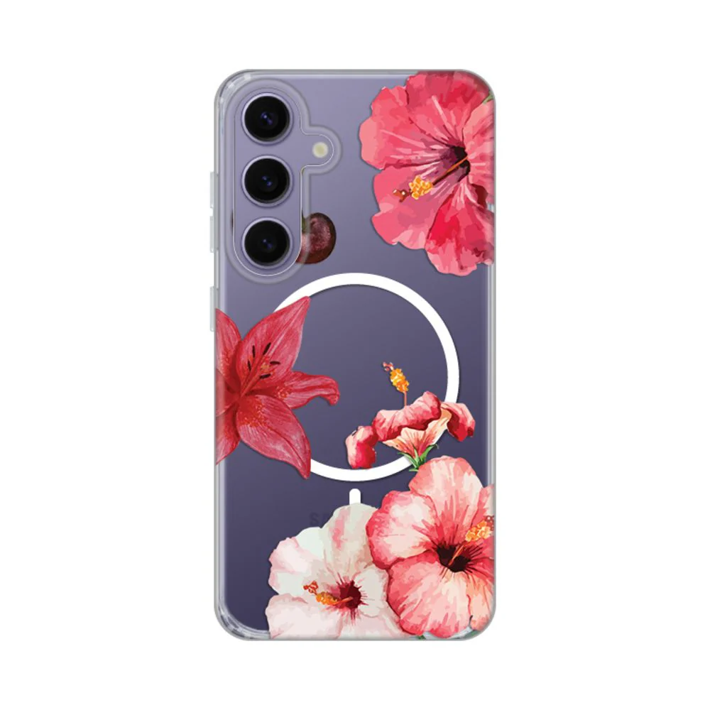 Maska za Samsung S921B Galaxy S24 Hibiscus Print Magsafe
