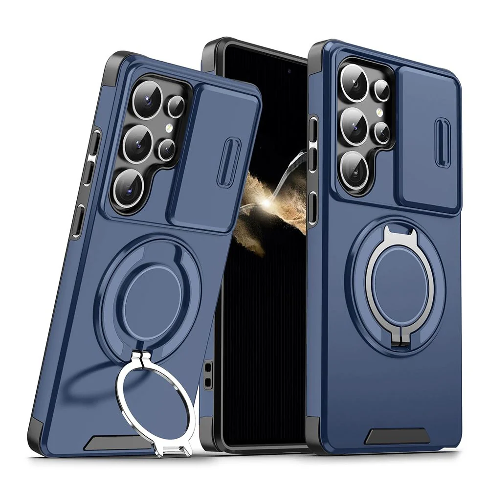 Maska za Samsung S948B Galaxy S26 Ultra plava CamShield Ring stand