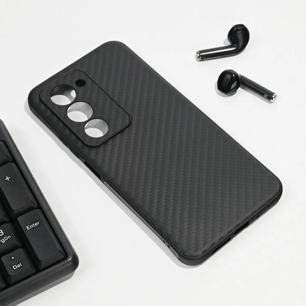 Maska za Xiaomi Redmi 15 4G EU 171mm crna Carbon fiber