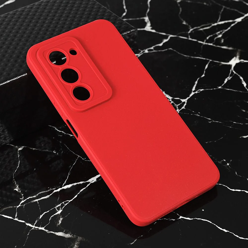 Maska za Xiaomi Redmi 15 4G EU 171mm mat crvena Teracell Giulietta