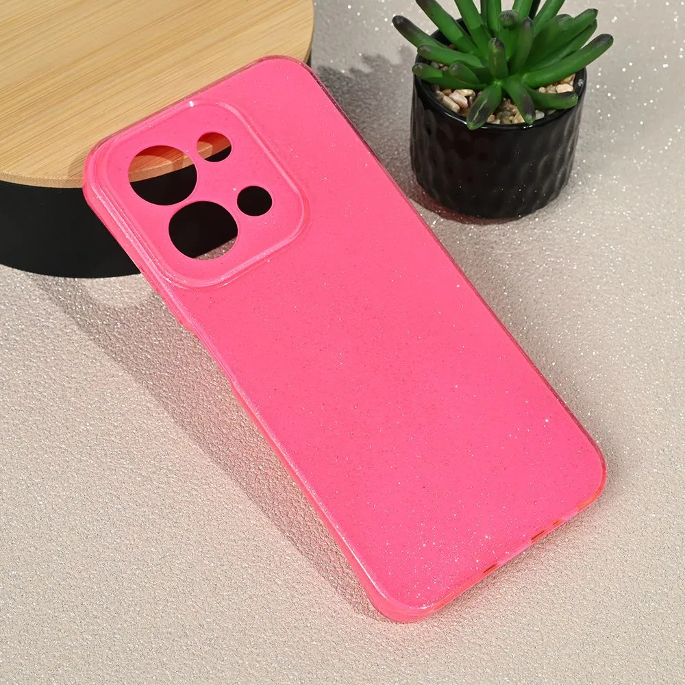Maska za Xiaomi Redmi 15C 4G 173mm pink Sparkle Dust