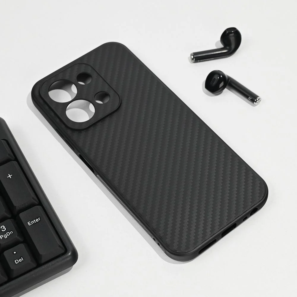 Maska za Xiaomi Redmi 15C 4G EU 173mm crna Carbon fiber