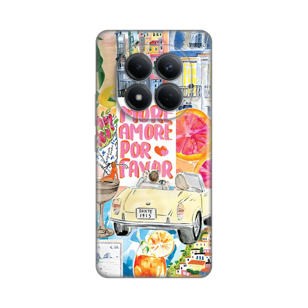 Maska za Xiaomi Redmi Note 15 Pro 4G More Amore Silikonska Print