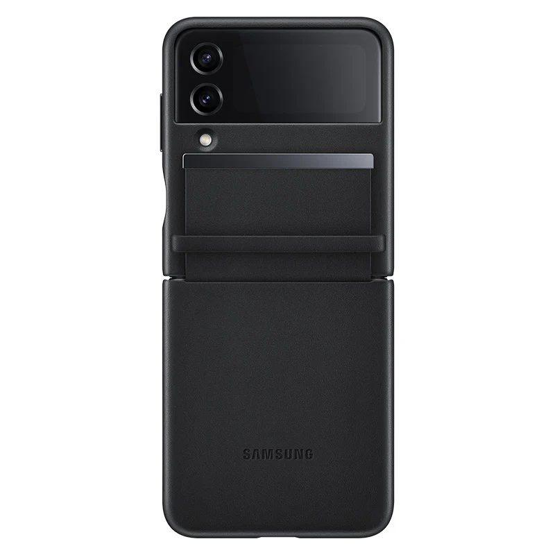 Samsung torbica kozna na preklop za Galaxy Z Flip 4 5G