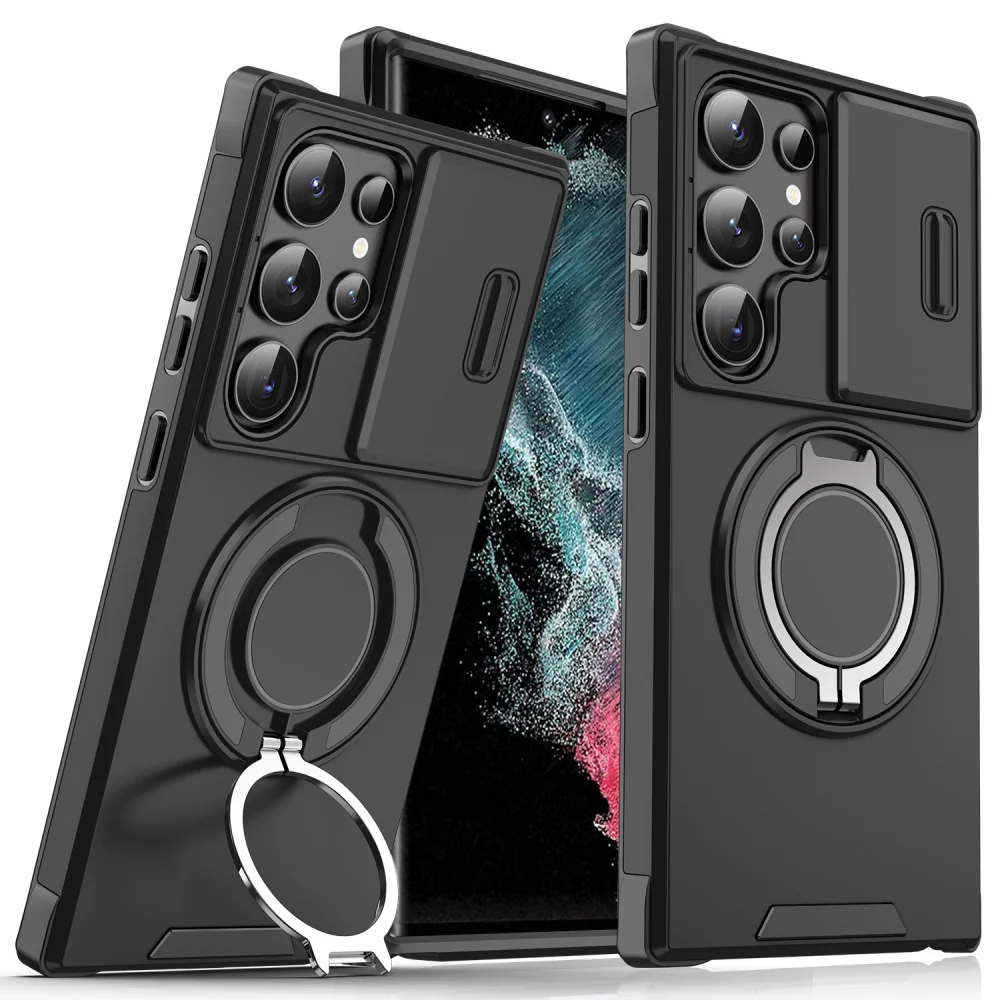 Torbica CamShield Ring stand za Samsung S908B Galaxy S22 Ultra