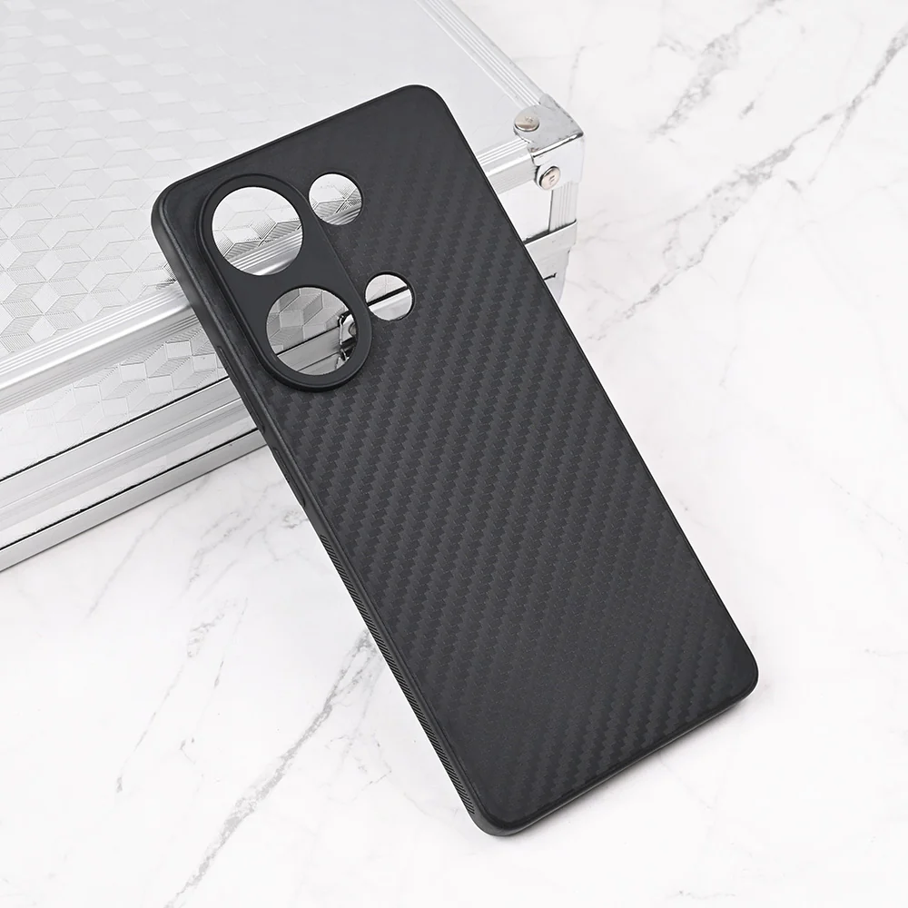 Torbica Carbon fiber za Xiaomi Redmi Note 14S (EU) crna
