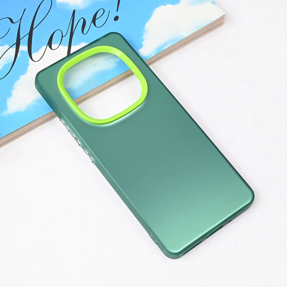 Torbica Clear za Xiaomi Redmi Note 14 Pro 4G zelena