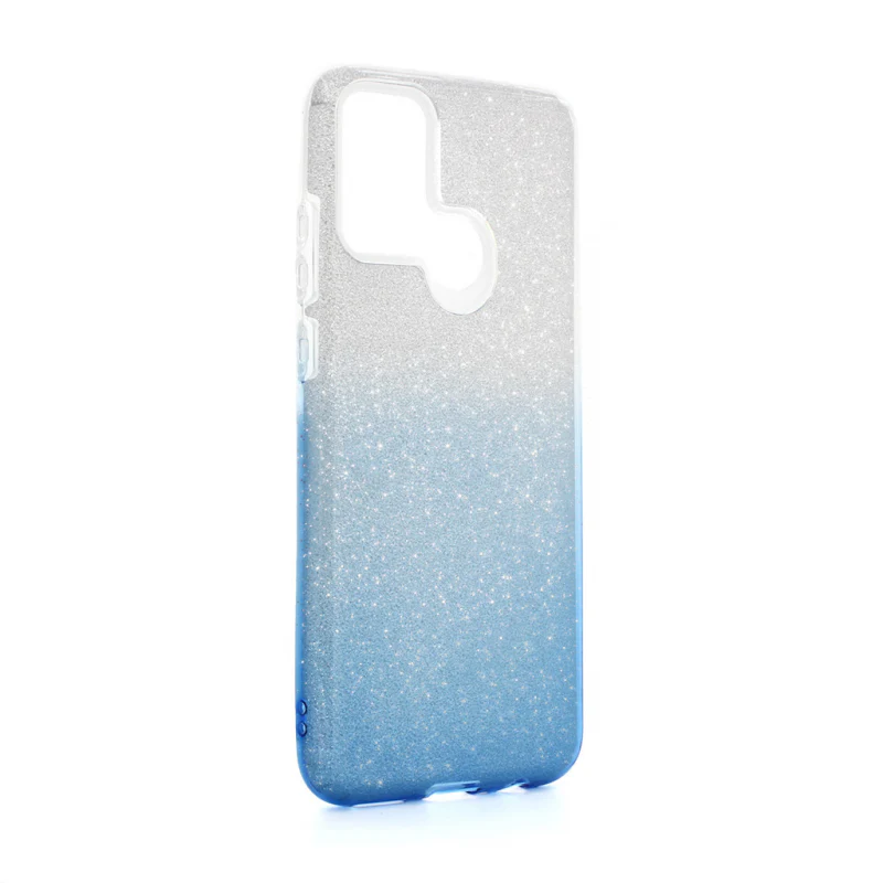 Torbica Double Crystal Dust za Huawei Honor 9A plavo