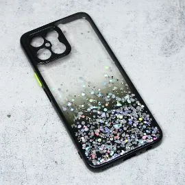 Torbica Frame Glitter za Honor X8 crna