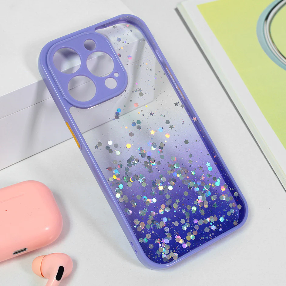Torbica Frame Glitter za iPhone 15 Pro 6.1