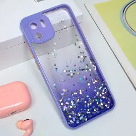 Torbica Frame Glitter za Xiaomi Redmi A1/A2 ljubicasta
