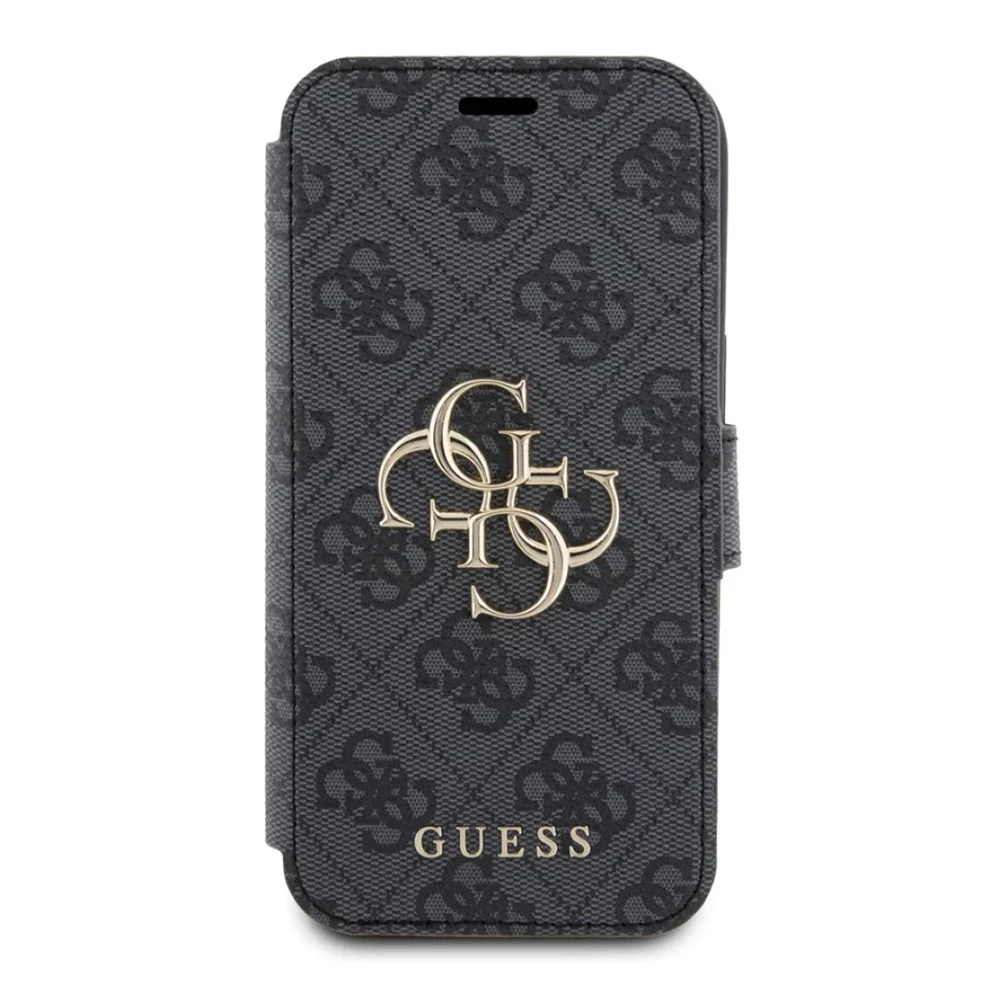 Torbica Guess Bk Pu leather 4G Metal Logo za iPhone 15 6.1  (GUBKP15S4GMGGR)