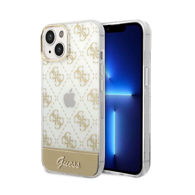 Torbica Guess Hc 4G Electro Script za iPhone 14 6.1  (GUHCP14SHG4MHG)