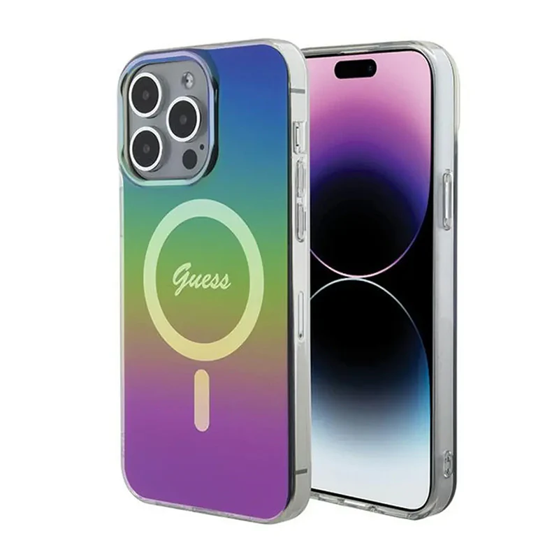 Torbica Guess Hc IML Magsafe Iridescent za iPhone 15 Pro 6.1  (GUHMP15LHITSK)