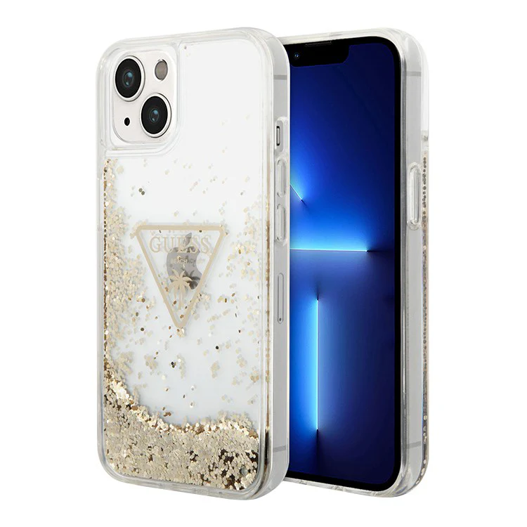 Torbica Guess Hc Liquid Glitter Triangle za iPhone 14 6.1  (GUHCP14SLFCTPT)