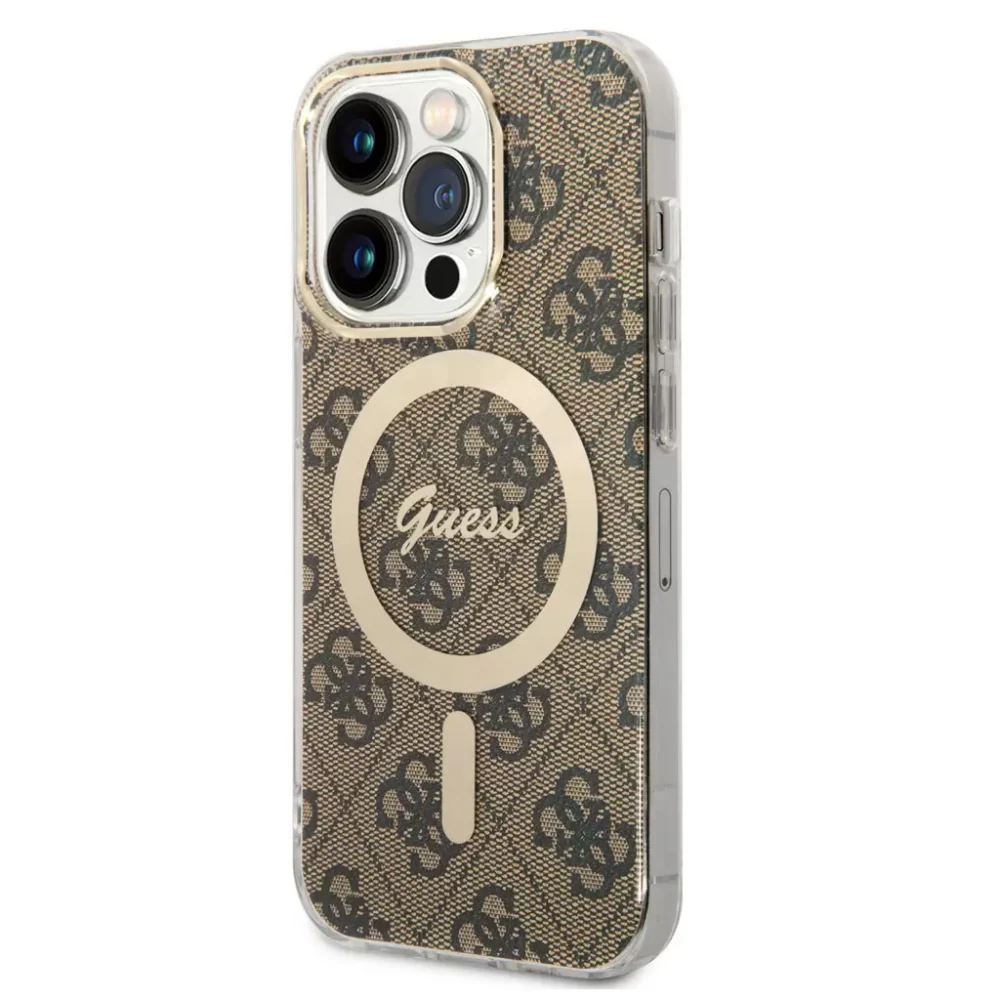 Torbica Guess Hc Magsafe IML 4G Pattern za iPhone 15 Pro Max 6.7  (GUHMP15XH4STW)