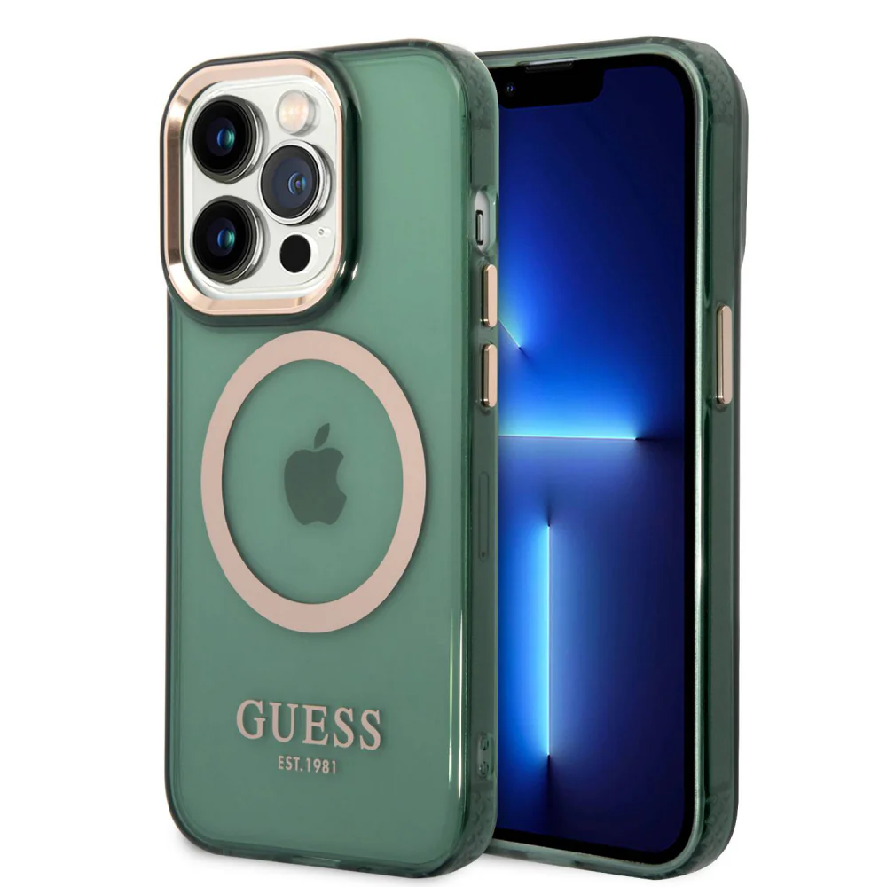 Torbica Guess Hc Magsafe Outline Translucent za iphone 14 Pro 6.1  (GUHMP14LHTCMA)