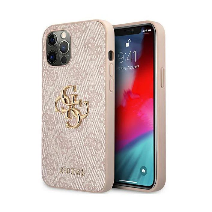 Torbica Guess Hc PC 4G Big Metal Logo za iPhone 12 Pro Max 6.7 (GUHCP12L4GMGPI)
