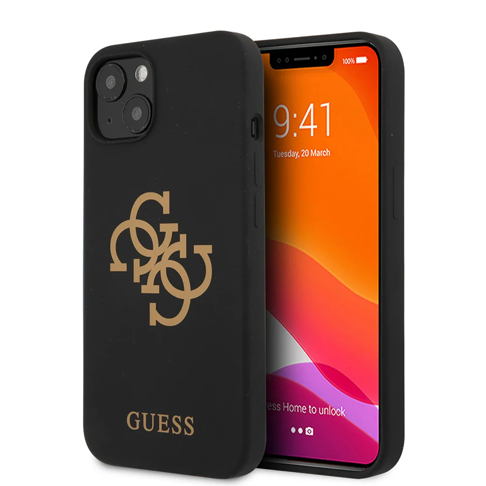 Torbica Guess Hc Silicone za iPhone 13 6.1  (GUHCP13MLS4GGBK)
