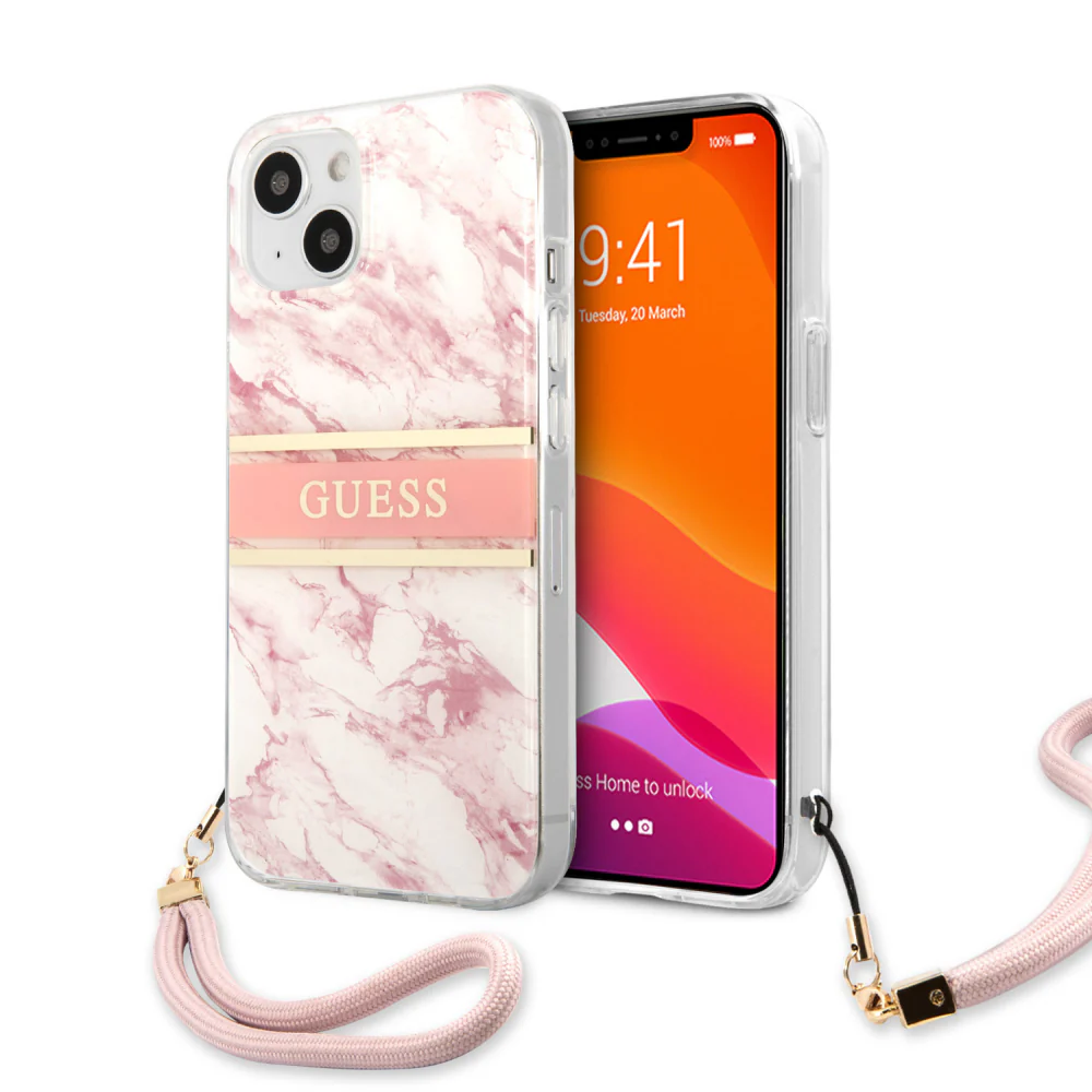 Torbica Guess Marble Strap za iPhone 13 6.1  (GUHCP13MKMABPI)