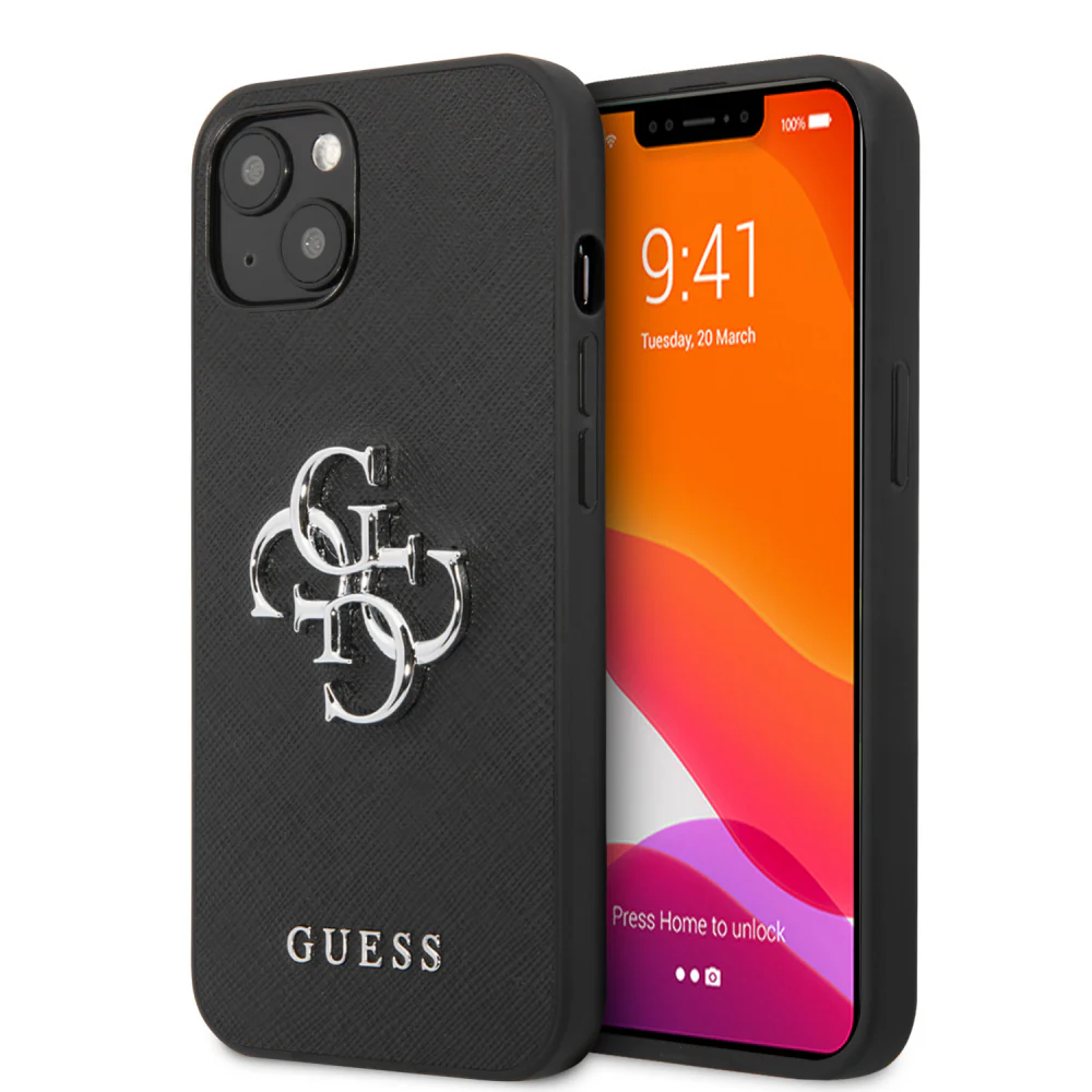 Torbica Guess Saffiano Big za iPhone 13 6.1  (GUHCP13MSA4GSBK)