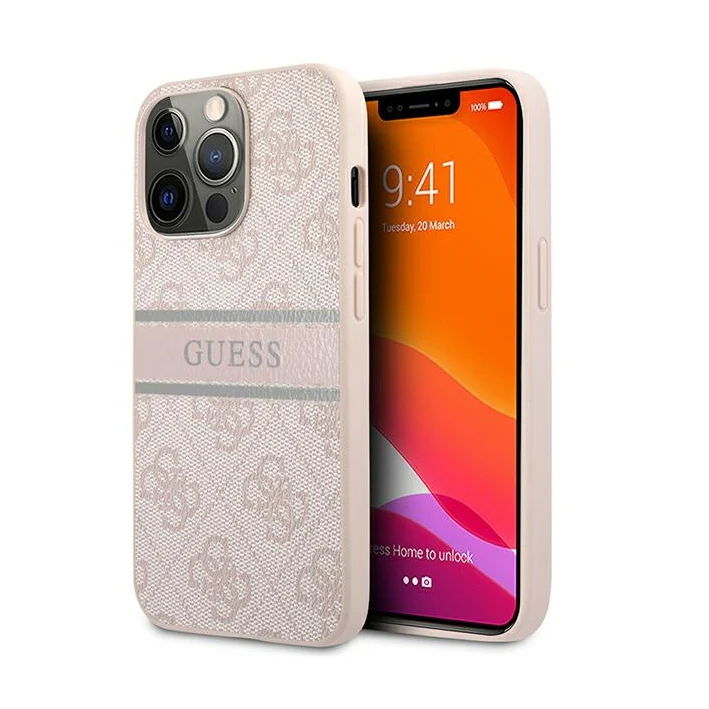 Torbica Guess Stripe za iPhone 13 Pro 6.1  (GUHCP13L4GDPI)