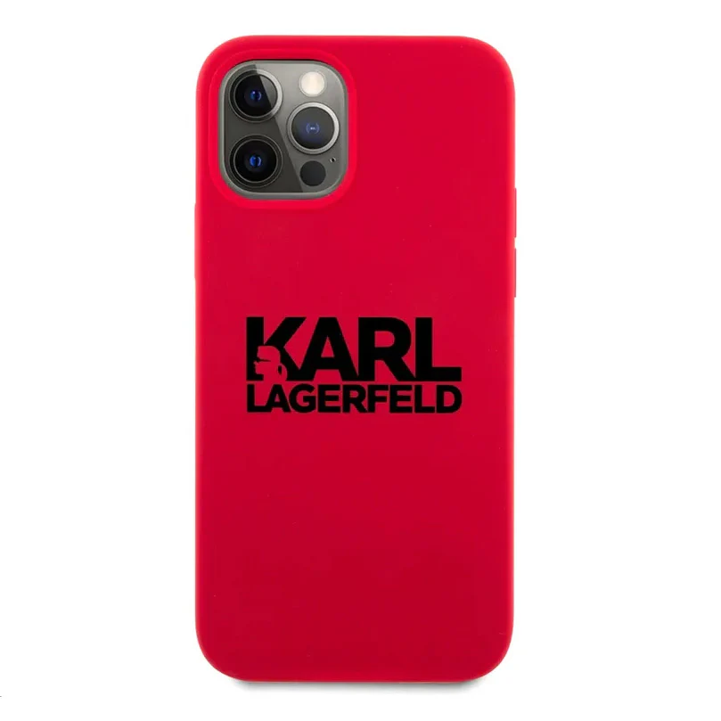 Torbica Karl Lagerfeld Hc Silicone Stack Logo za iPhone 12/12 Pro 6.1  (KLHCP12MSLKLRE)