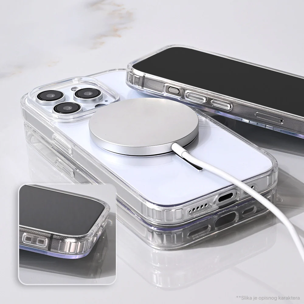 Torbica Magsafe Color Line za Samsung S918B Galaxy S23 Ultra crna