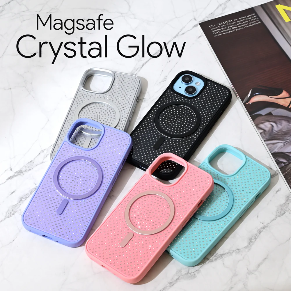 Torbica Magsafe Crystal Glow za iPhone 13 6.1