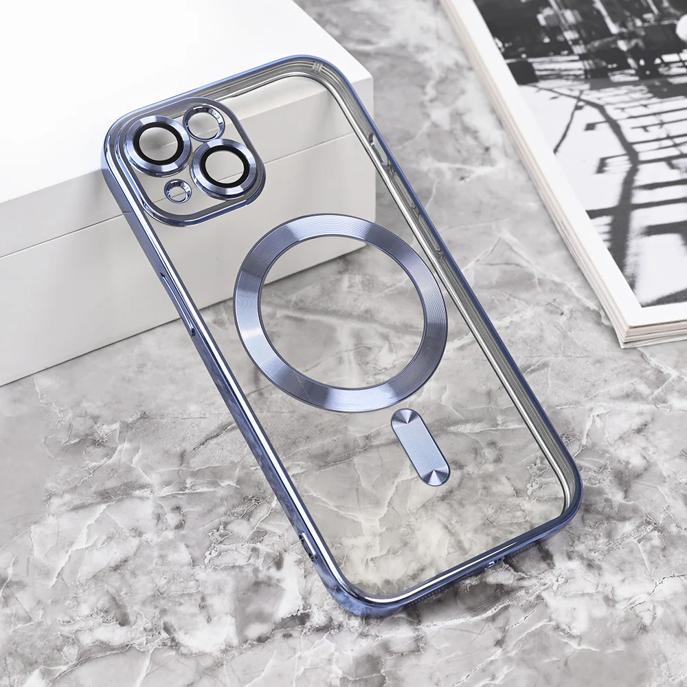 Torbica Magsafe Lux za iPhone 15 6.1 svetlo plava