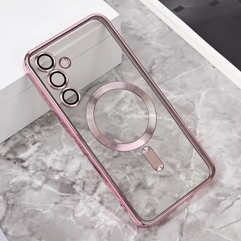 Torbica Magsafe Lux za Samsung A356B Galaxy A35 5G roze