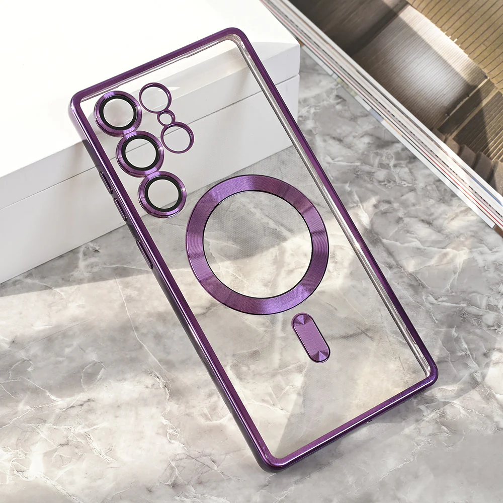 Torbica Magsafe Lux za Samsung S938B Galaxy S25 Ultra ljubicasta