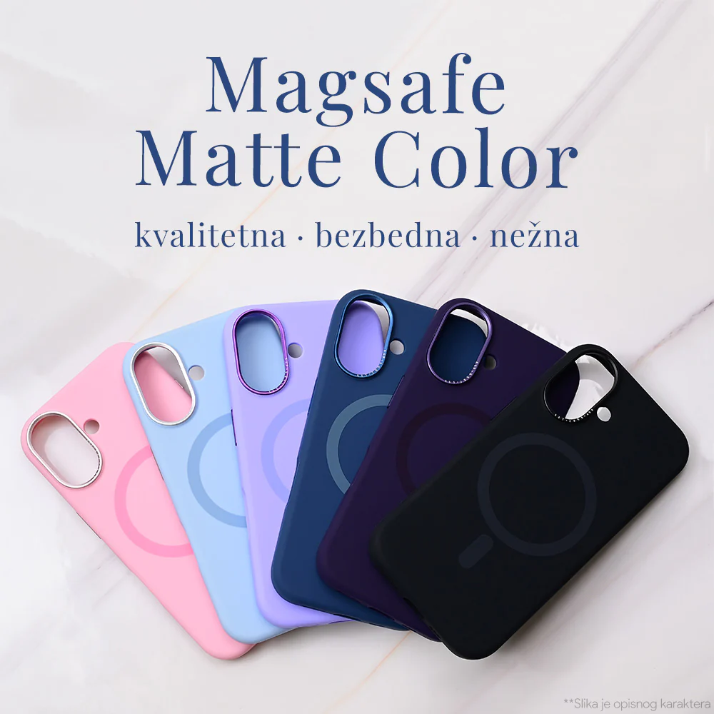 Torbica Magsafe Matte Color iPhone 15 Pro Max 6.7