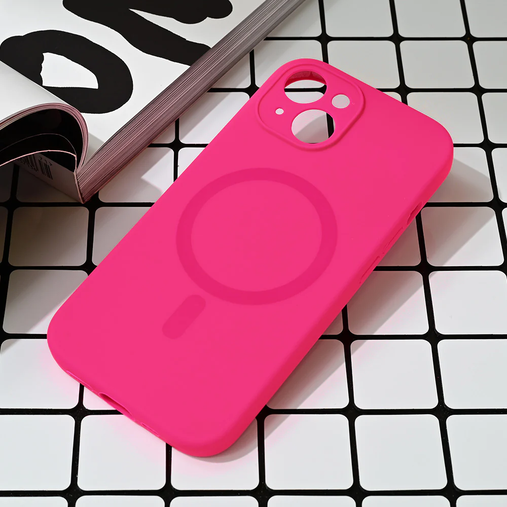Torbica Magsafe Pure color za iPhone 15 6.1 pink