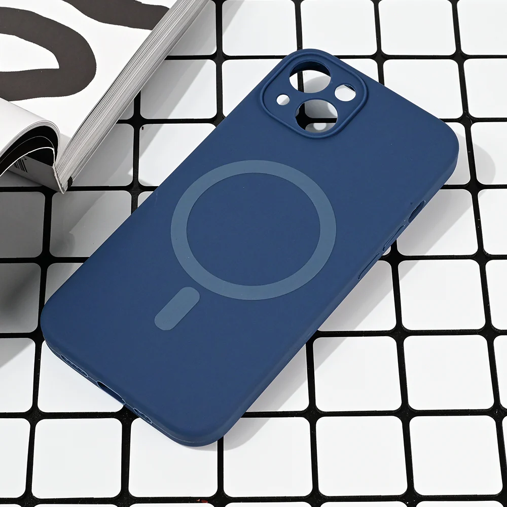 Torbica Magsafe Pure color za iPhone 15 6.1 plava