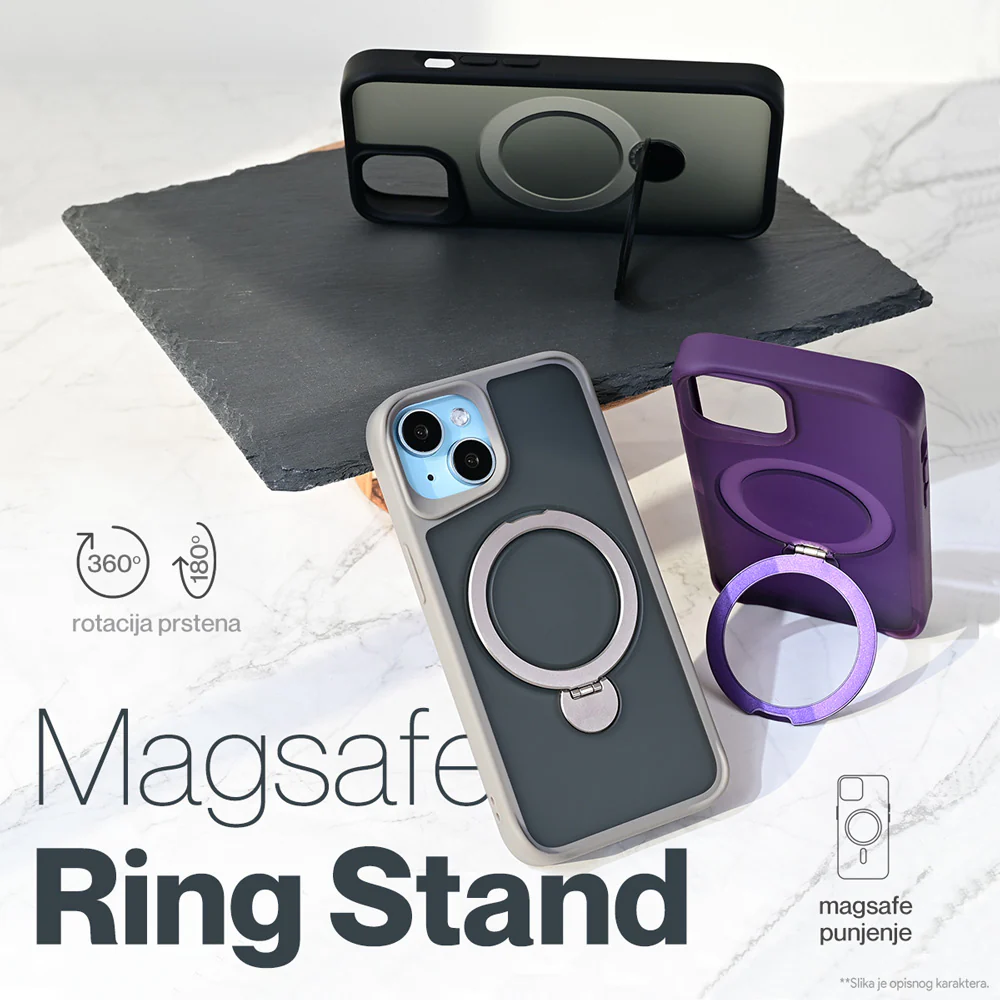 Torbica Magsafe Ring Stand za iPhone 12 Pro Max 6.7