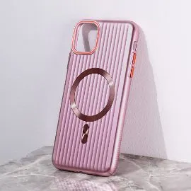 Torbica Magsafe Stripe za iPhone 11 Pro Max 6.5 roze