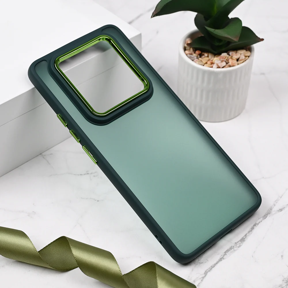 Torbica Shining Camera za Xiaomi Redmi Note 14 Pro 5G tamno zelena