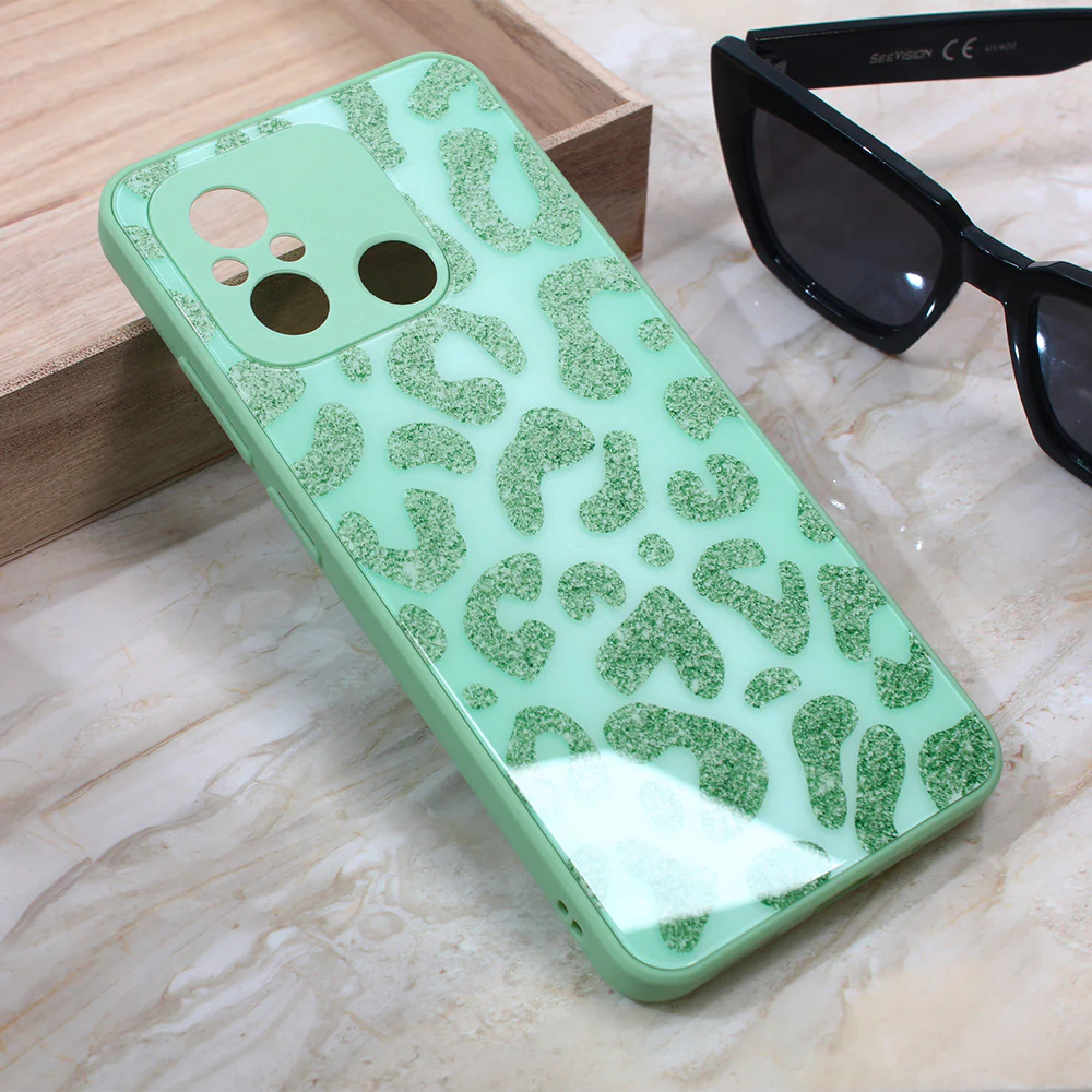 Torbica Shiny glass za Xiaomi Redmi 12C svetlo zelena