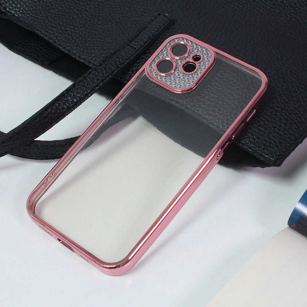 Torbica Silikon Camera Diamond iPhone 12 6.1