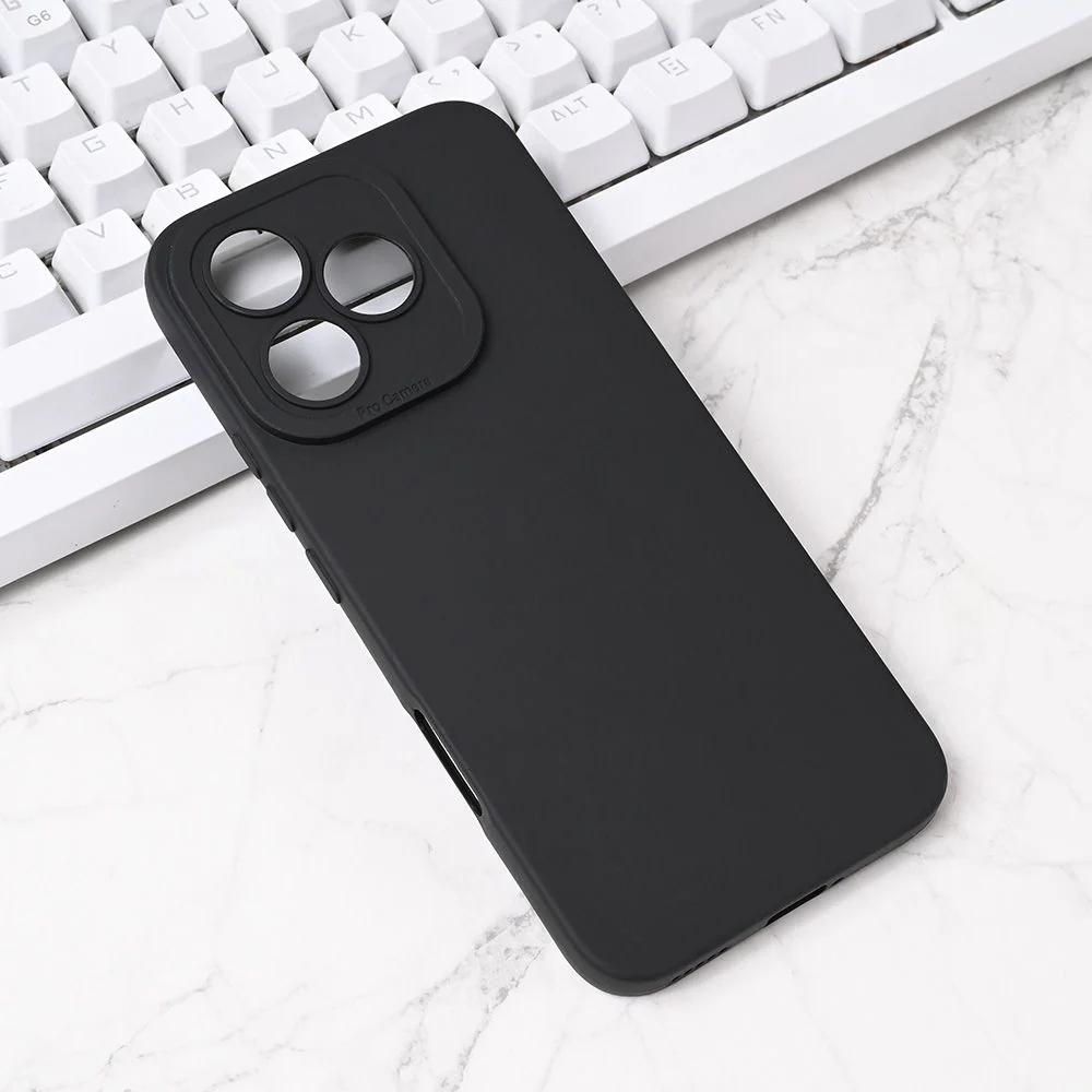 Torbica Silikon Pro Camera za Honor 400 Lite crna