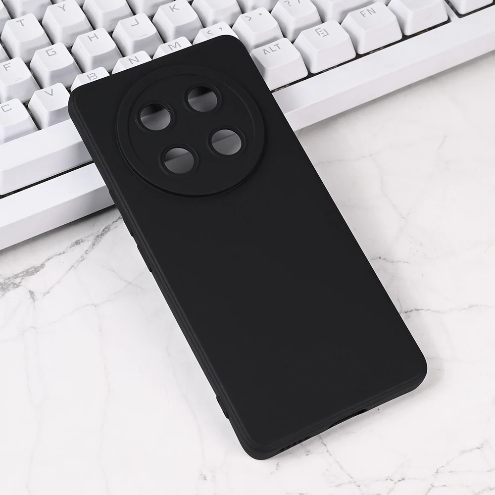 Torbica Silikon Pro Camera za Honor Magic 7 Lite crna