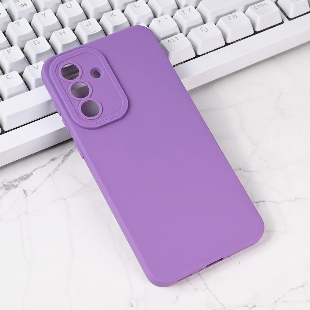 Torbica Silikon Pro Camera za Samsung A366B Galaxy A36 5G ljubicasta