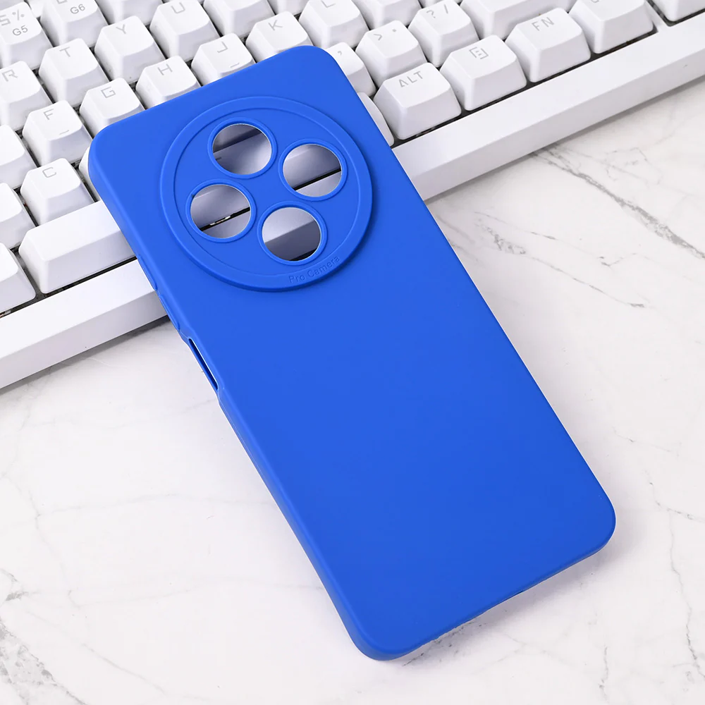Torbica Silikon Pro Camera za Xiaomi Redmi 14C/Redmi A4 tamno plava